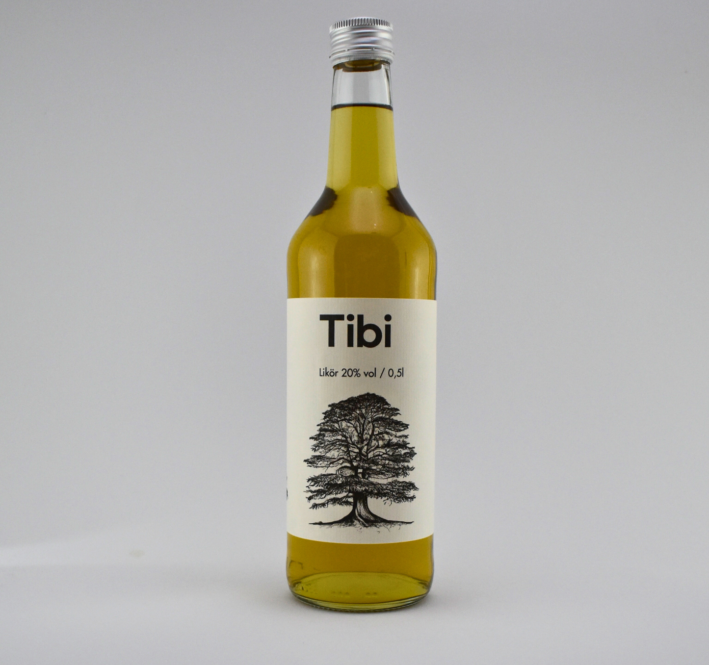 Tibi 20% vol. Waldmeisterlikör in Flasche, ideal pur oder auf Eis, handgefertigt mit Alpenblick.